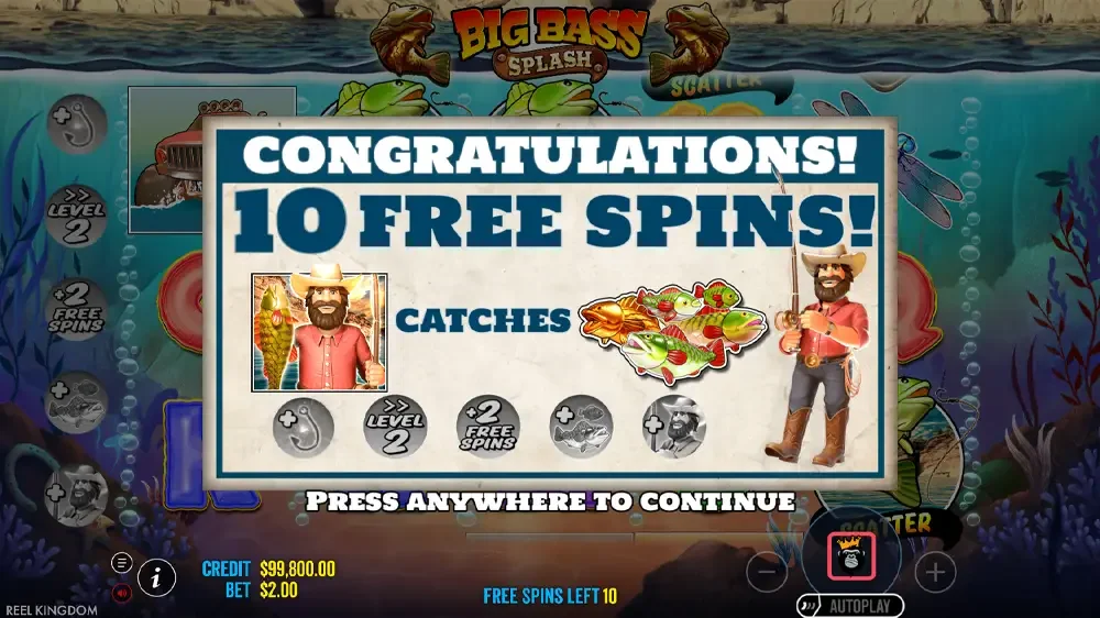 Bild Big Bass Splash Login