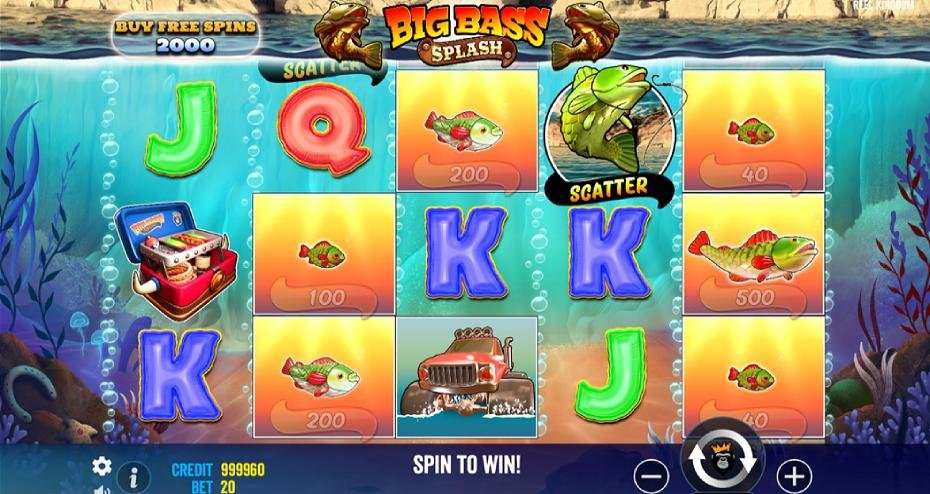 Big Bass Splash gioca